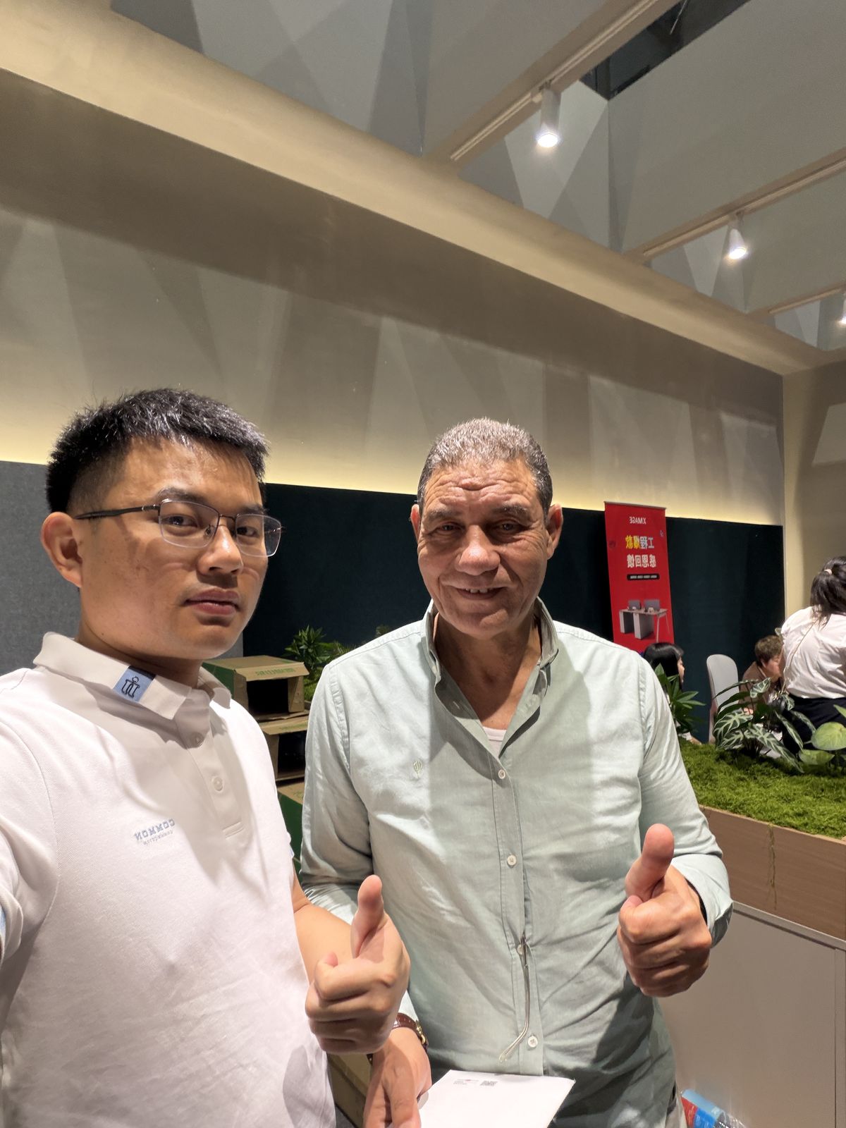 Meeting new clients at the fair