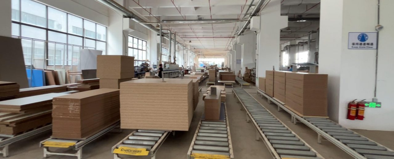 Goods in warehouse ready for delivery