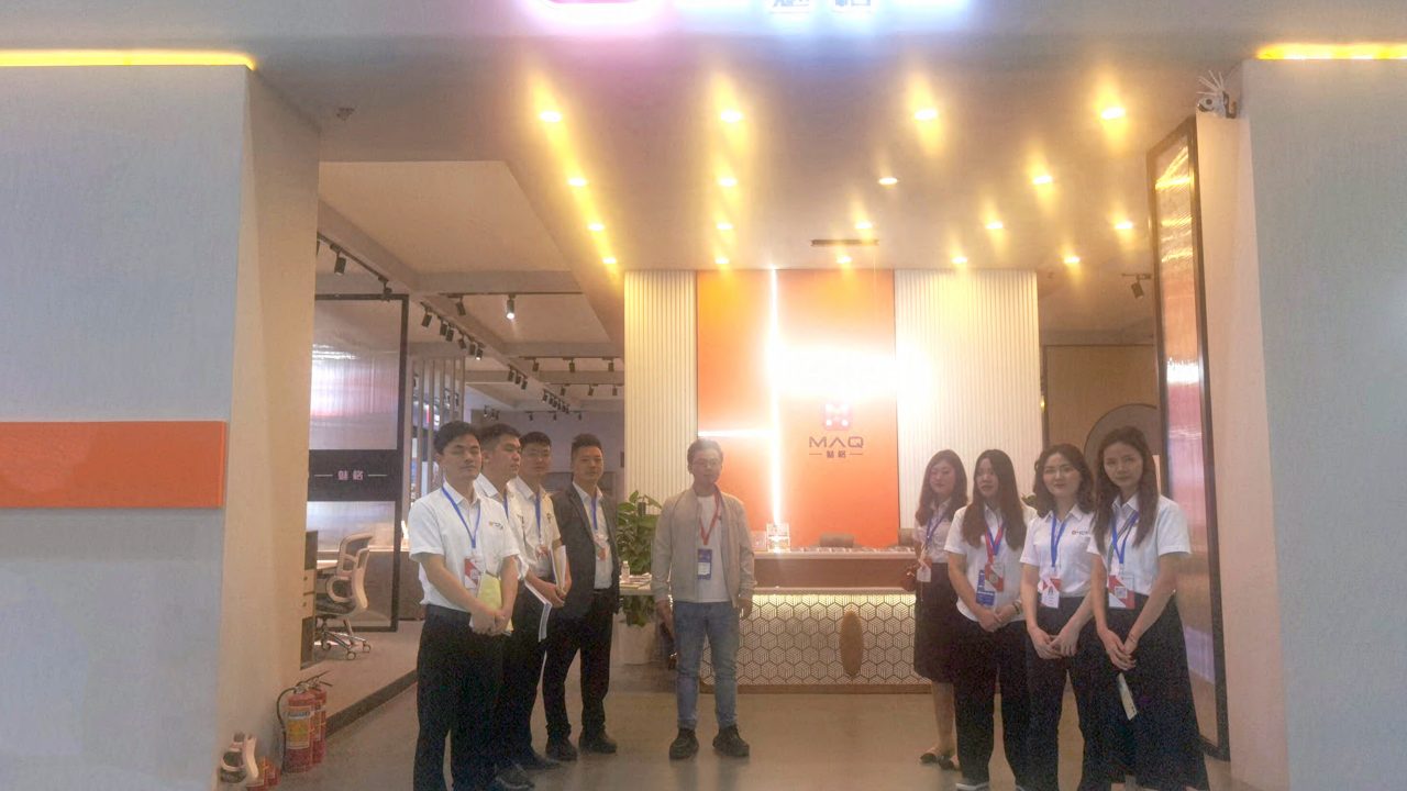 MEIGE team group photo in showroom