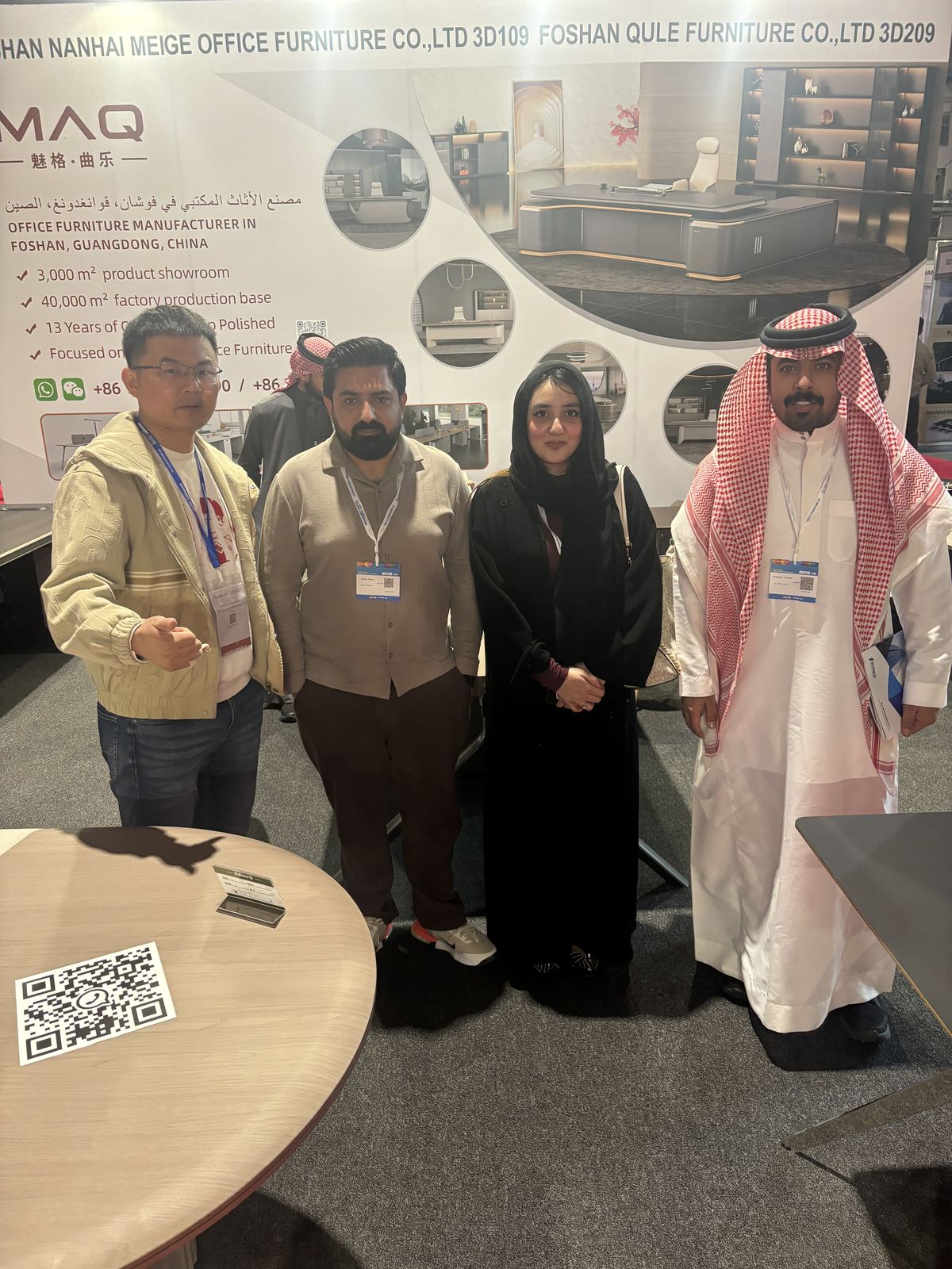 Group photo with Saudi partners
