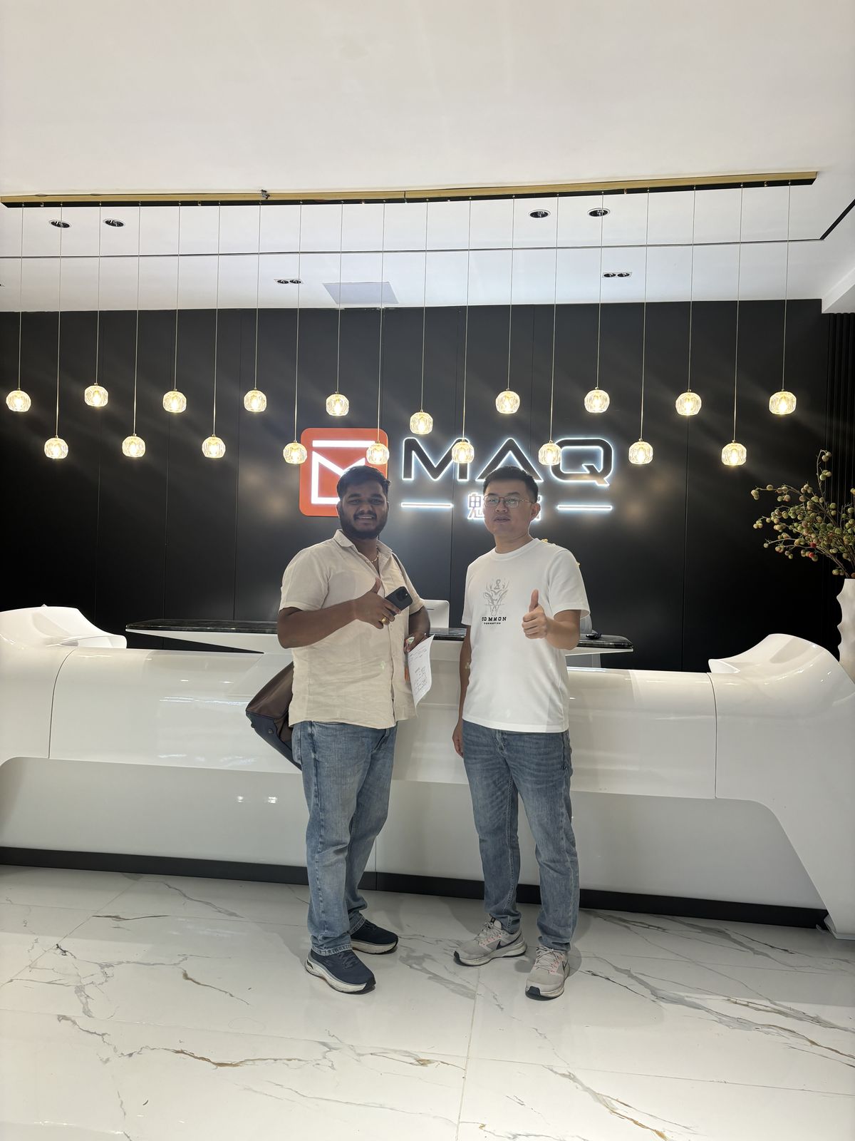 Showroom meeting room scene